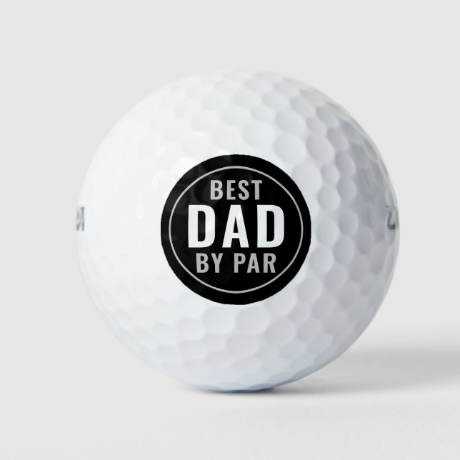 Balles De Golf Meilleur papa par Cool (Devant)