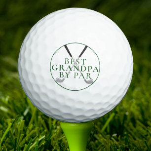 Balles De Golf MEILLEUR PAPA PAR Drôles de clubs de golf verts