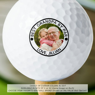 Balles De Golf MEILLEUR PAPA PAR EXCELLENCE Photo Personnalisée