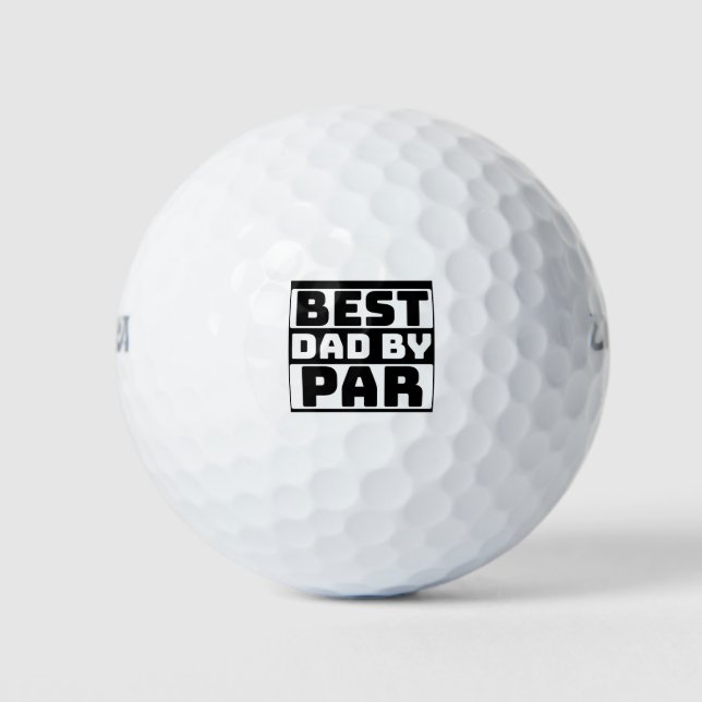Balles De Golf Meilleur papa par Fête des pères (Devant)