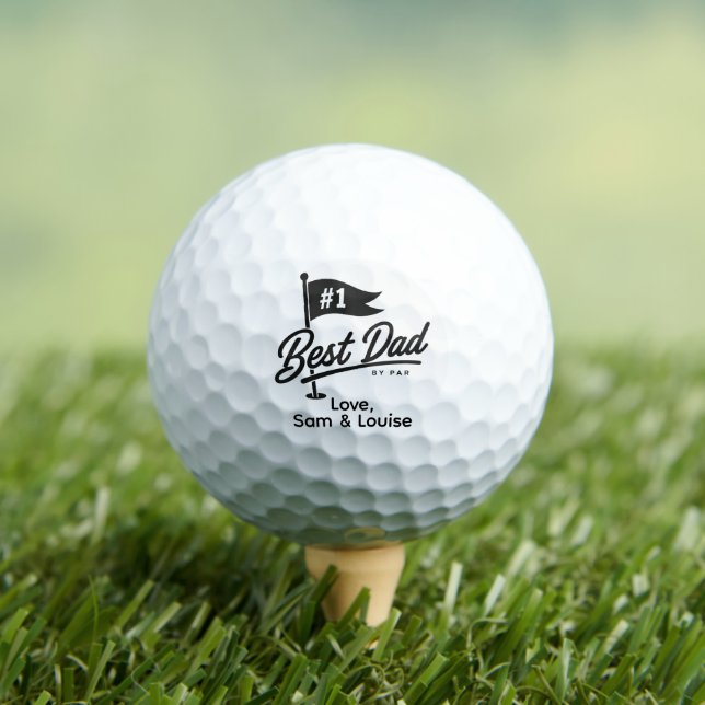Balles De Golf Meilleur Papa Par Golf Cadeau (T-shirt Insitu)
