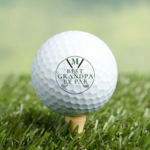 Balles De Golf MEILLEUR PAPA PAR PAR Monogramme Votre Couleur