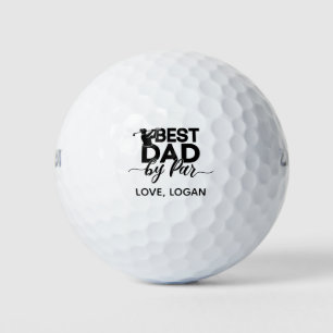 Balles De Golf Meilleur Papa Par Par Nom Simple Et Personnalisé