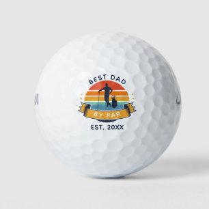 Balles De Golf Meilleur papa Par Par Par Golfing Anniversaire Gag