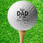 Balles De Golf Meilleur Papa Par Par Par Nom Personnalisé Fête de<br><div class="desc">Meilleur Papa Par Fête des pères Golf Balls. Personnalisez le nom comme vous le souhaitez. Choisissez la marque des balles de golf et la taille du pack dans le menu d'options.</div>