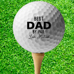 Balles De Golf Meilleur Papa Par Par Par Nom Personnalisé Fête de<br><div class="desc">Meilleur Papa Par Fête des pères Golf Balls. Personnalisez le nom comme vous le souhaitez. Choisissez la marque des balles de golf et la taille du pack dans le menu d'options.</div>