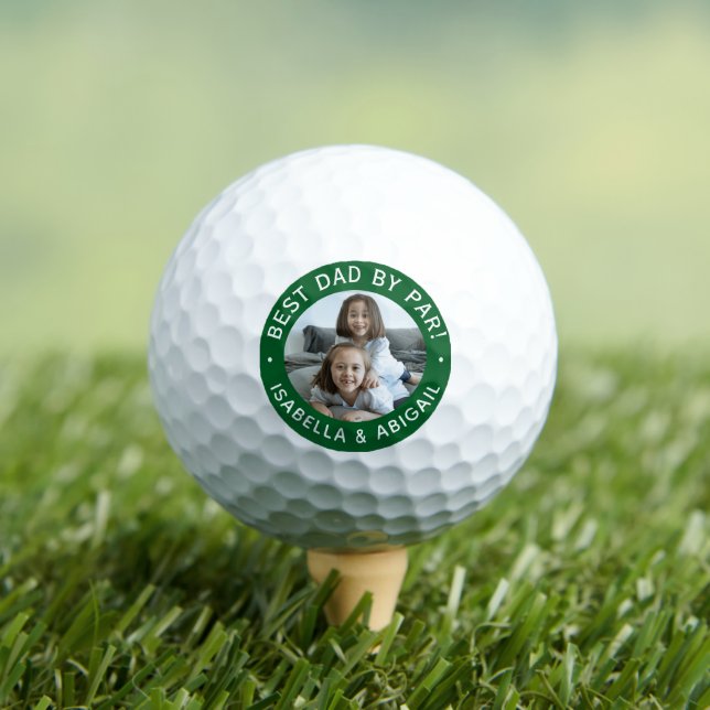 Balles De Golf Meilleur Papa Par Photo (T-shirt Insitu)