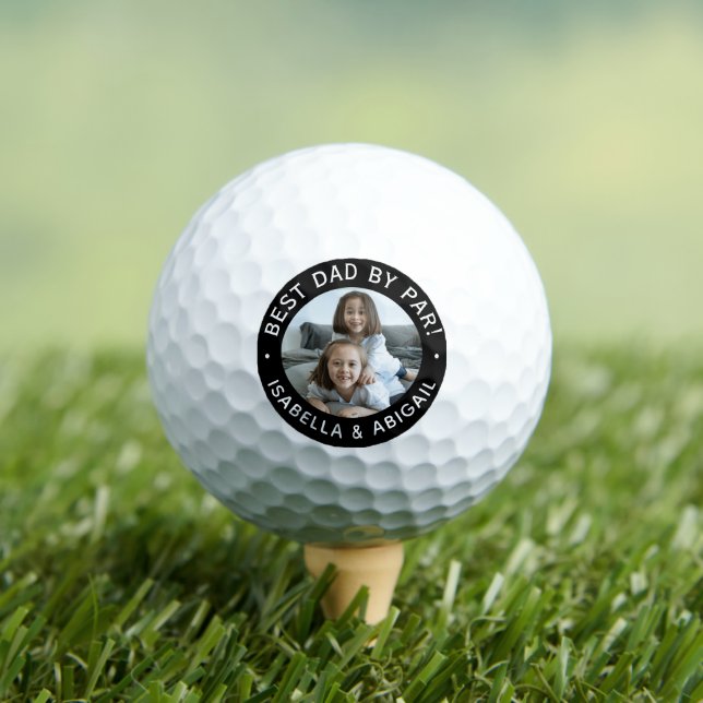 Balles De Golf Meilleur Papa Par Photo (T-shirt Insitu)