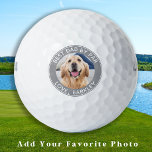 Balles De Golf Meilleur Papa Par Photo Animaux de Compagnie Grey<br><div class="desc">Meilleur papa Par Par ... Deux de vos choses préférées, le golf et votre chien ! Maintenant, vous pouvez emmener votre meilleur ami avec vous pendant que vous jouez 18 trous. Customisez ces boules de golf et assortez les accessoires de golf avec votre photo et nom favoris de chiens. Grand...</div>