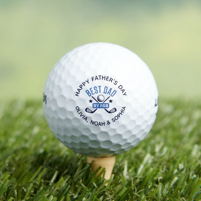 Balles De Golf Meilleur Papa Par Sur la Fête des Pères (T-shirt Insitu)