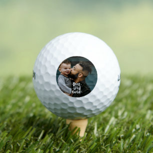 Balles De Golf Meilleur Papa Personnalisé avec Photo Cadeau de Fê