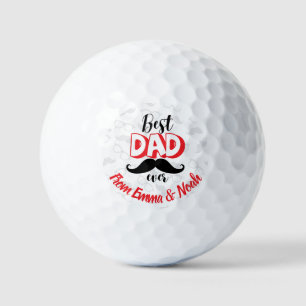 Balles De Golf Meilleur Papa Personnalisé Cadeau de Fête des Père