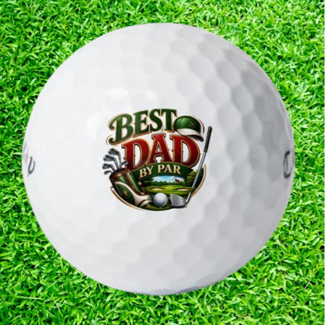 BALLES DE GOLF MEILLEUR PÈRE PAR (Get him the perfect swing-worthy gift)