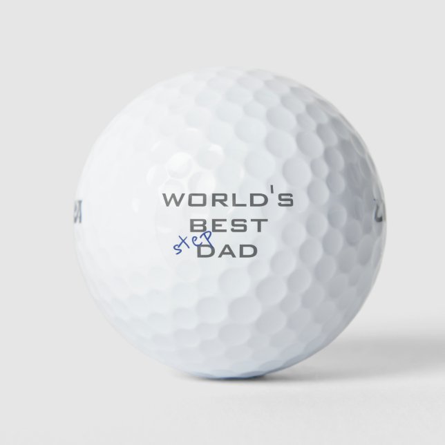 Balles De Golf Meilleur Stepdad du monde (Devant)