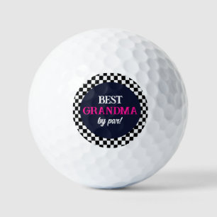 Balles De Golf Meilleure Grand-mère moderne Chèque rose chaud