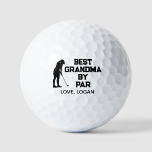 Balles De Golf Meilleure grand-mère par Par simple avec texte per