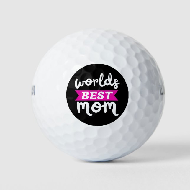Balles De Golf meilleure maman du monde (Devant)