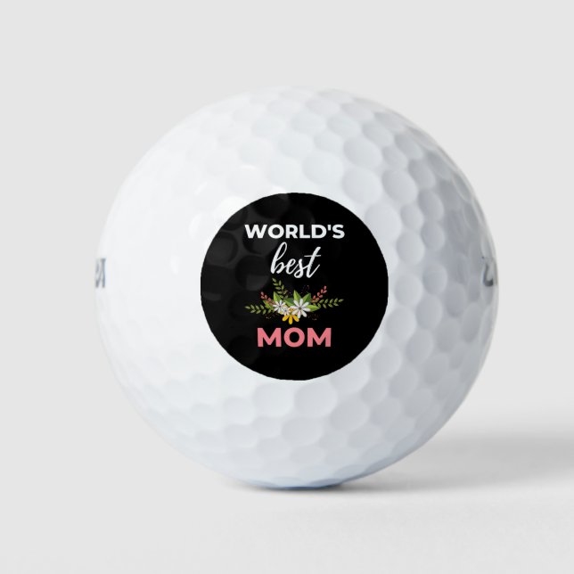 Balles De Golf Meilleure maman du monde (Devant)