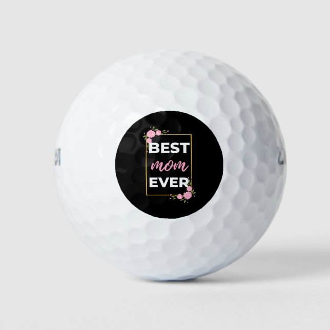 Balles De Golf Meilleure maman jamais (Devant)