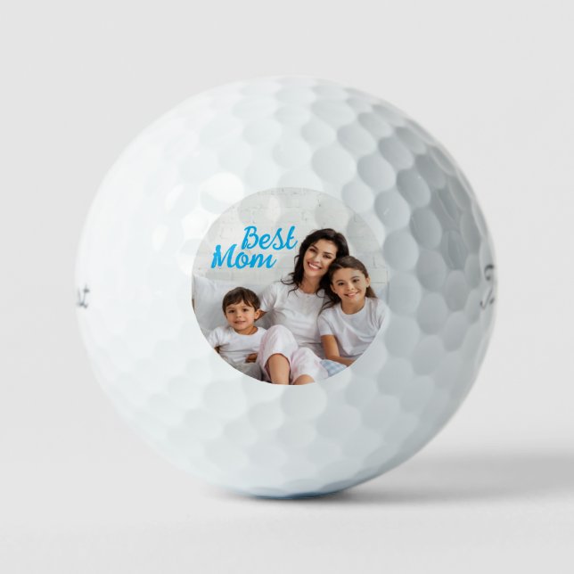 Balles De Golf Meilleure maman Photo Balls de golf (Recto)