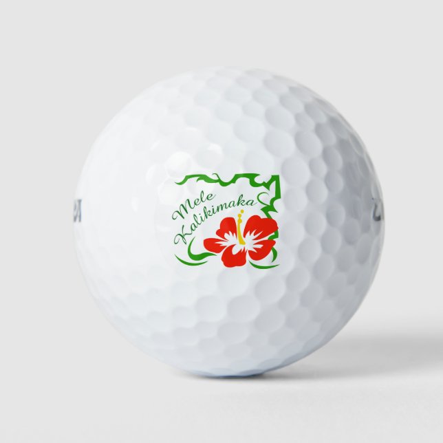 Balles De Golf Mele Kalikimaka (Devant)