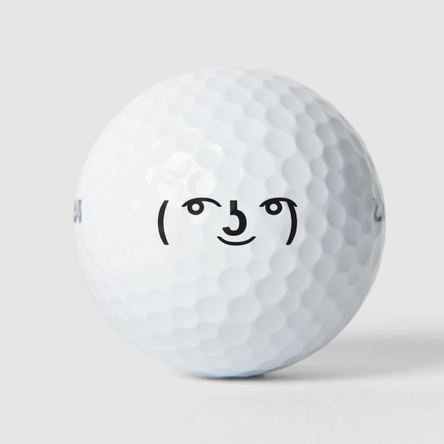 Balles De Golf Memes Lenny face ( ͡° ͜ʖ ͡°)  Émoticône texte (Devant)