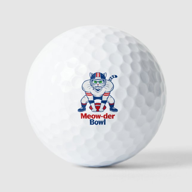 Balles De Golf Meow-der Bowl  (Recto)