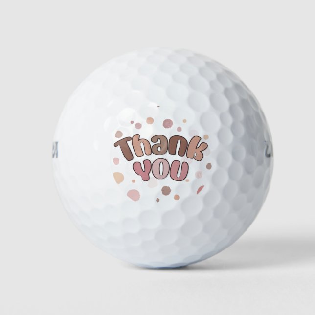 Balles De Golf Merci (Devant)