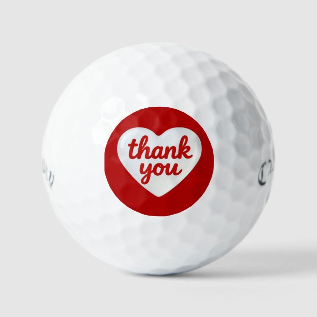 BALLES DE GOLF MERCI (Recto)