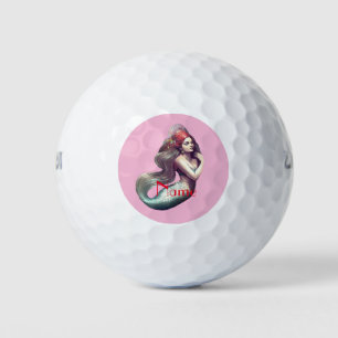 Balles De Golf Mermaid Beauté de Redhead Thunder_Cove
