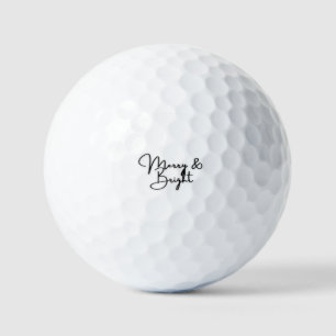 Balles De Golf Merry and Bright Black Amsterdam Four Minimalist T