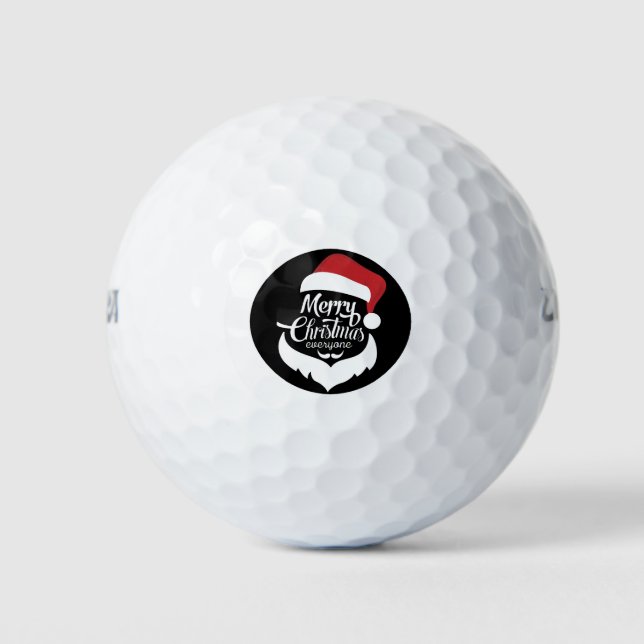 Balles De Golf Merry Christmas (Devant)