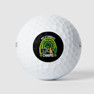 Balles De Golf Mes étudiants sont mes charmes chanceux St Patrick