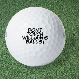 Balles De Golf Message et nom amusants personnalisés