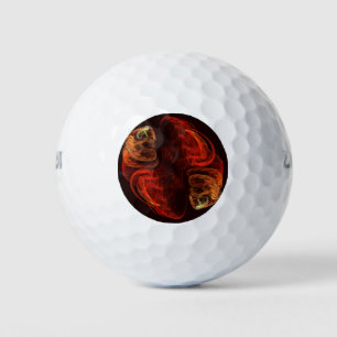 Balles De Golf Métamorphose Art Abstrait