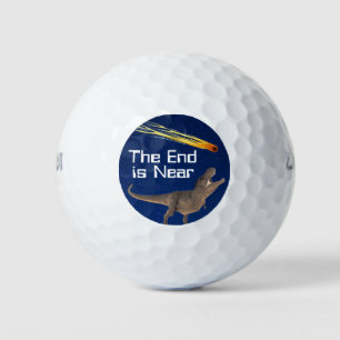 Balles De Golf Meteor Dinosaur End Est Près D'Une Catastrophe