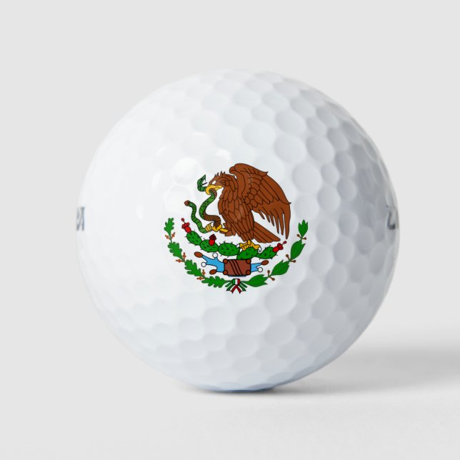 Balles De Golf Mexico Coat arms (Devant)