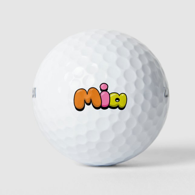 Balles De Golf Mia (Devant)