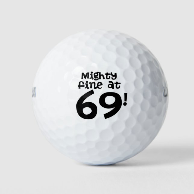Balles De Golf Mighty Fine à 69 ans ! (Devant)