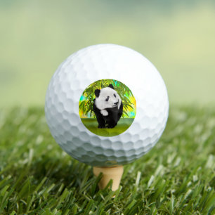 Balles De Golf Mignon Ours Panda Kawaii Amoureux des Animaux Cade