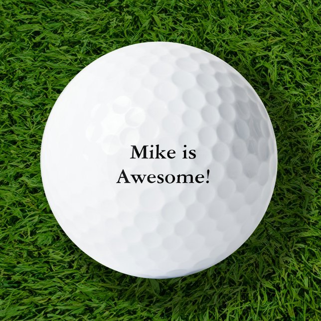 Balles De Golf Mike est génial Balls de Golf (Créateur téléchargé)