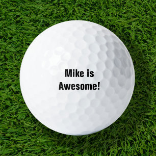 Balles De Golf Mike est génial Balls de Golf