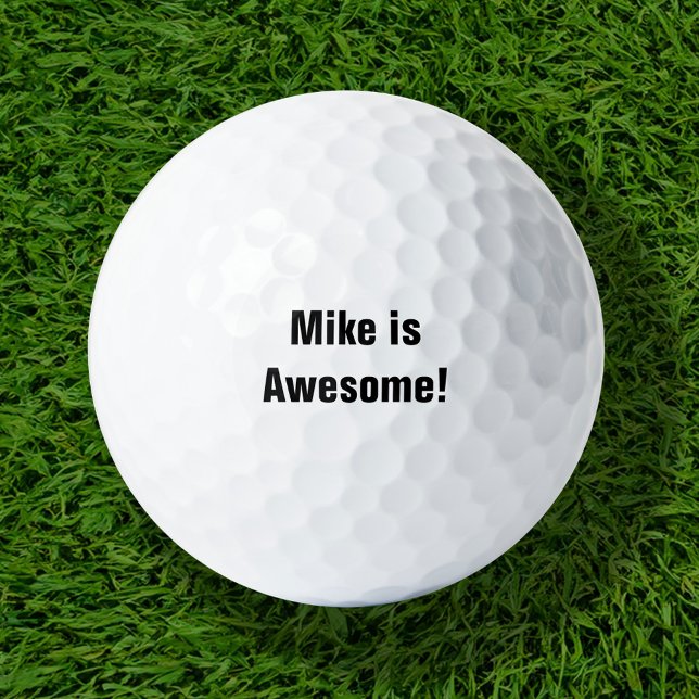 Balles De Golf Mike est génial Balls de Golf (Créateur téléchargé)