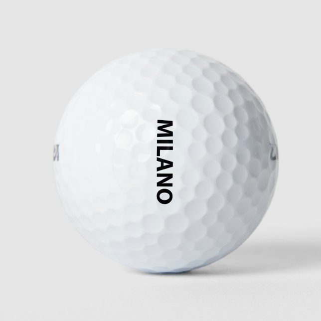 Balles De Golf Milan Milan Italie (Devant)