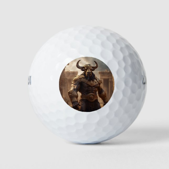 Balles De Golf Minotaure (Devant)