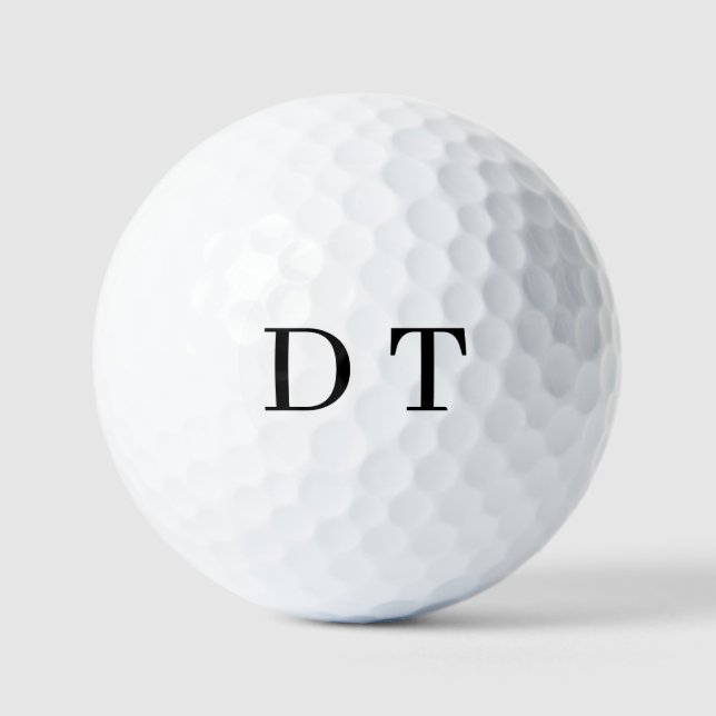 Balles De Golf Miroir en platine gravé – Luxe ultra-propre (Recto)