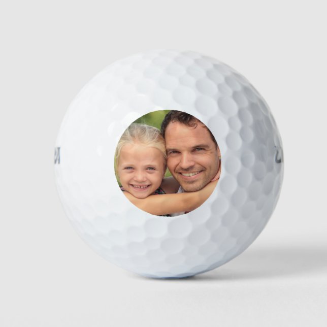 Balles De Golf Modèle de photo personnelle (Devant)