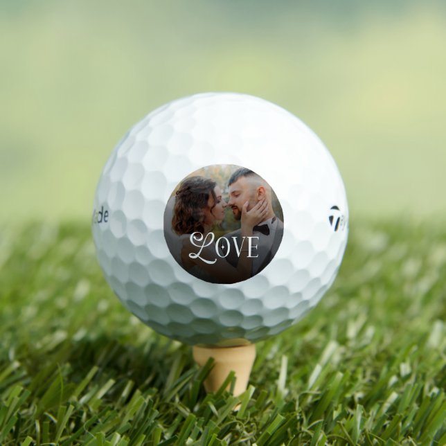 Balles De Golf Modern Love Custom Wedding Photo Couples Gifts (T-shirt Insitu)