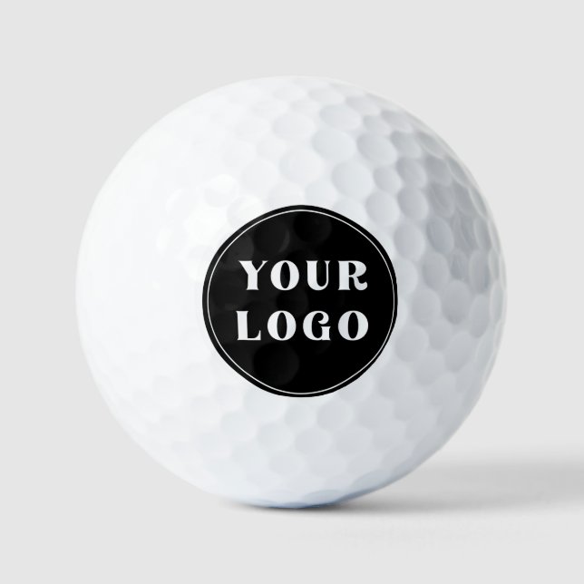 Balles De Golf Moderne, Élégant, stylé, & Personnalisable (Recto)