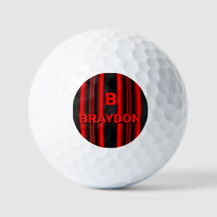 Balles De Golf Modifier le nom initial Ajouter le nom rouge sur l